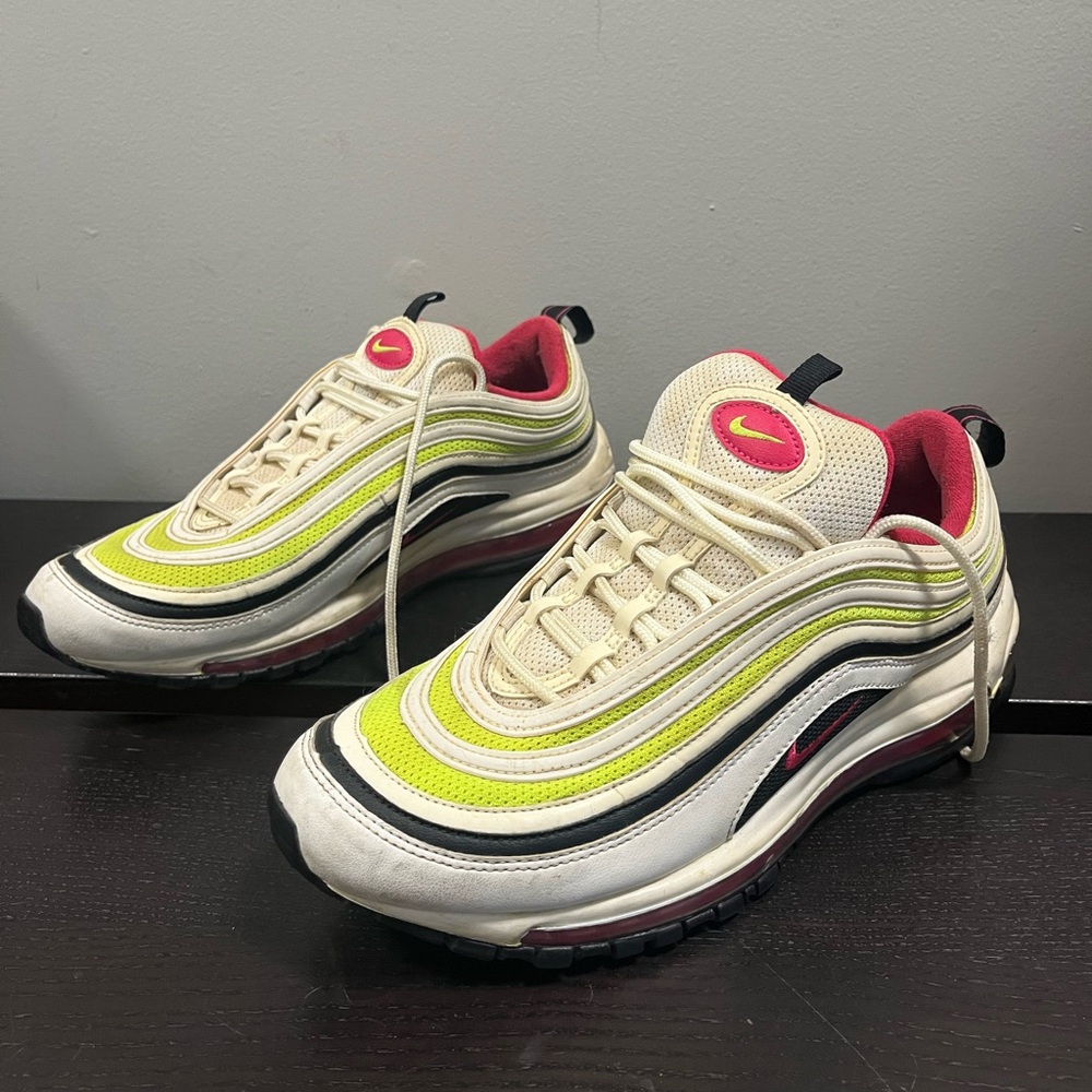 Nike Air Max 97 GS 'White Rush Pink Volt 9